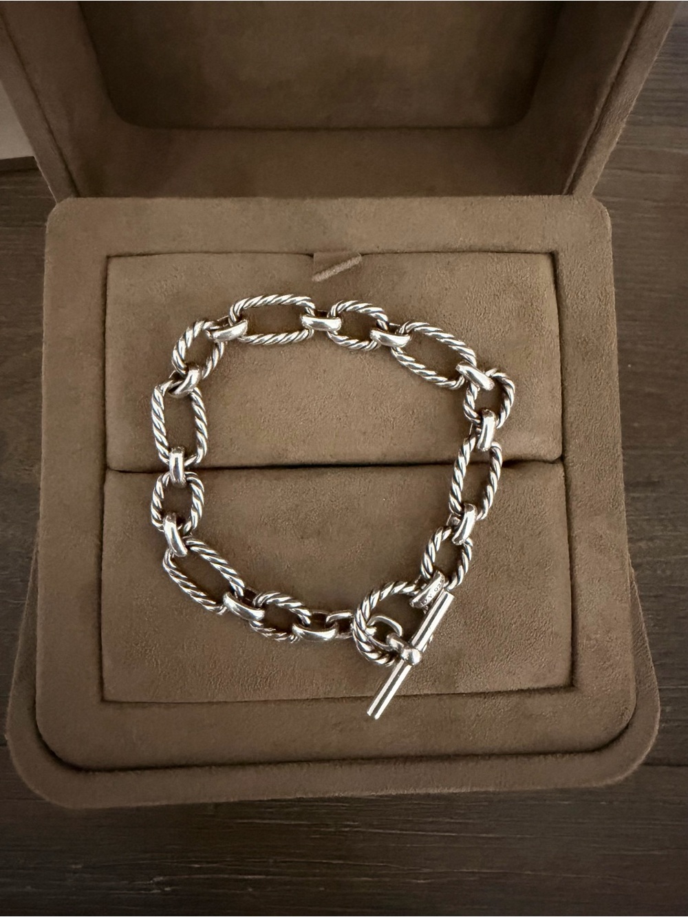 David Yurman Silver Chain Link Bracelet - Picture 2 of 4
